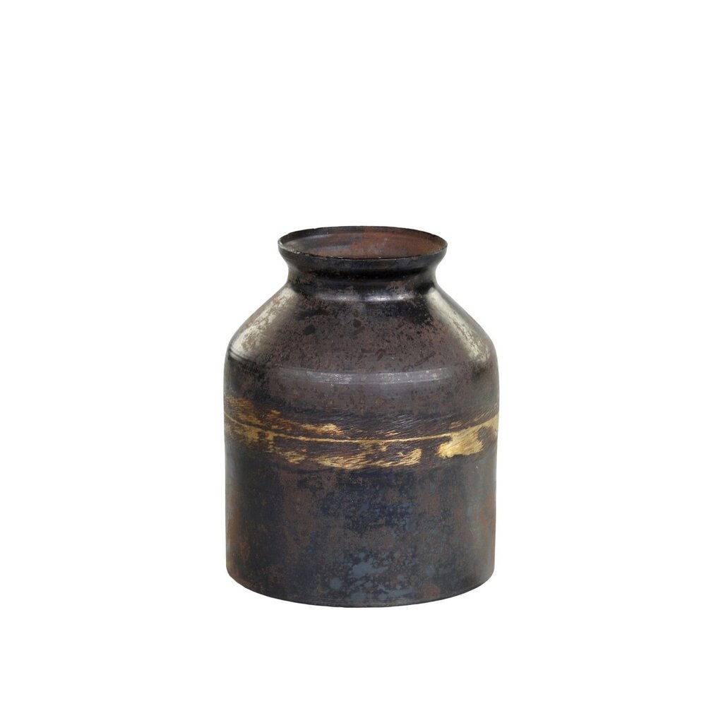 Vase aus Eisen, schwarz