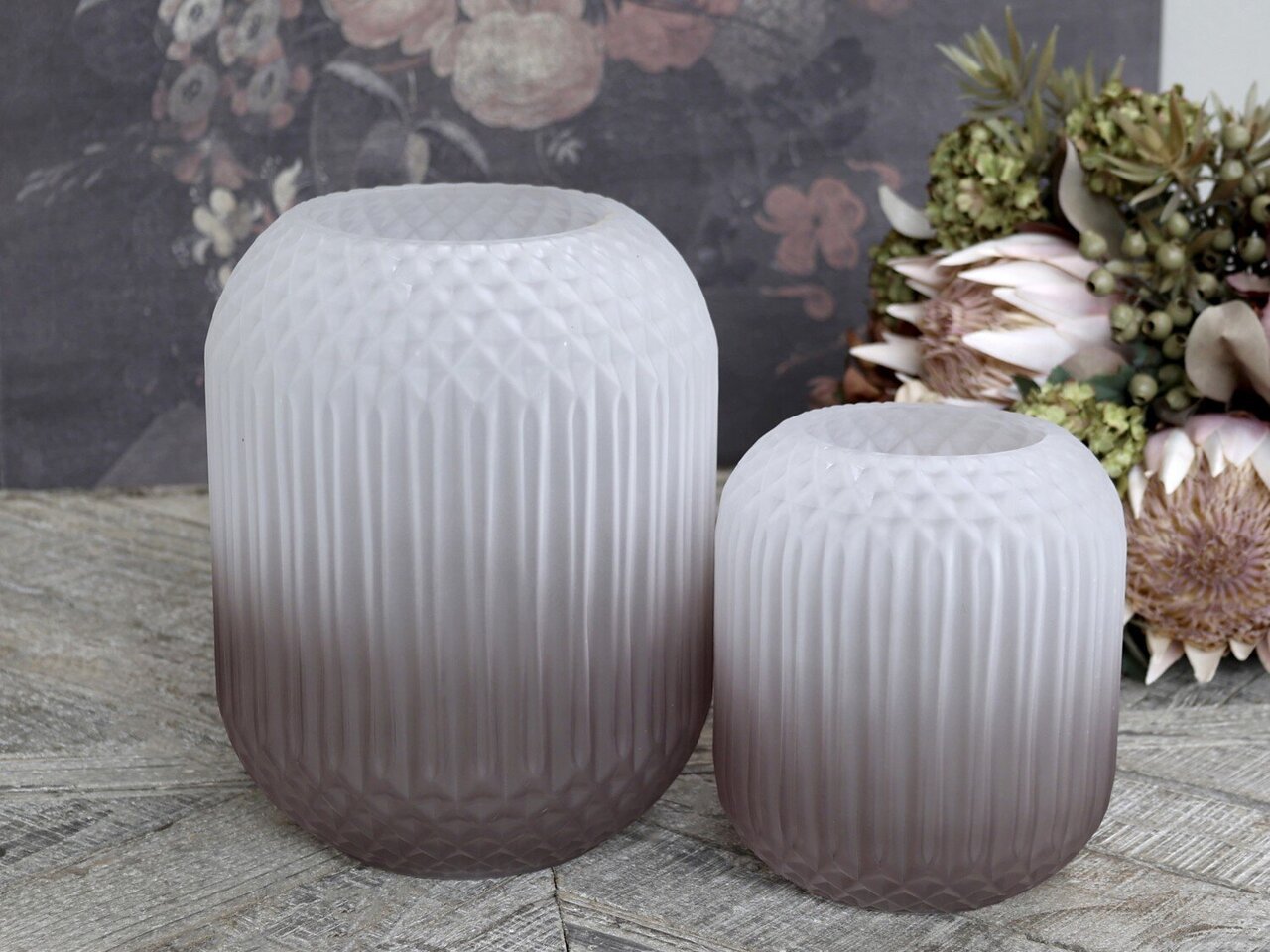 Chic Antique Vase mattiert mit Farbverlauf Preview Image