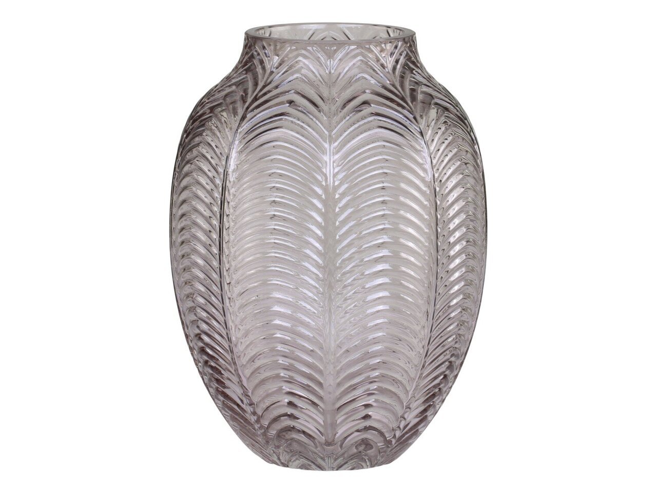 Vase mit Blattmuster