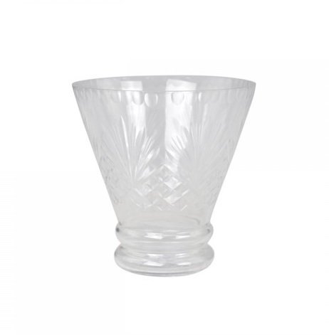 Chic Antique Vase mit feinem Schliff