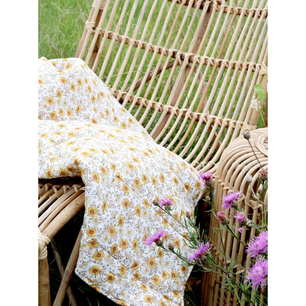 Vintage Liegestuhl aus Rattan