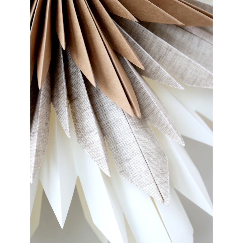 Vintage Papierstern 3 ohne Kabel