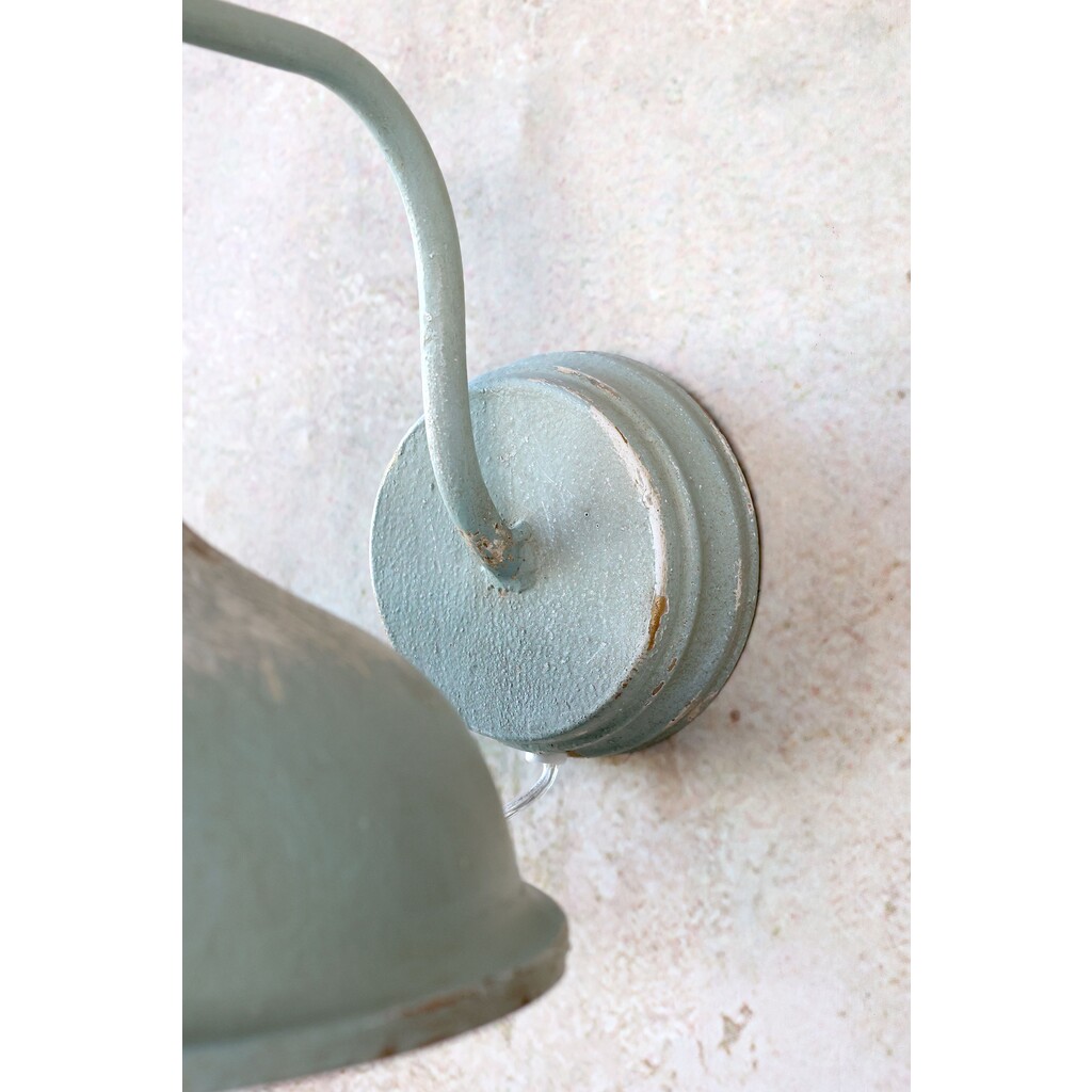 Wandlampe Antik Opal