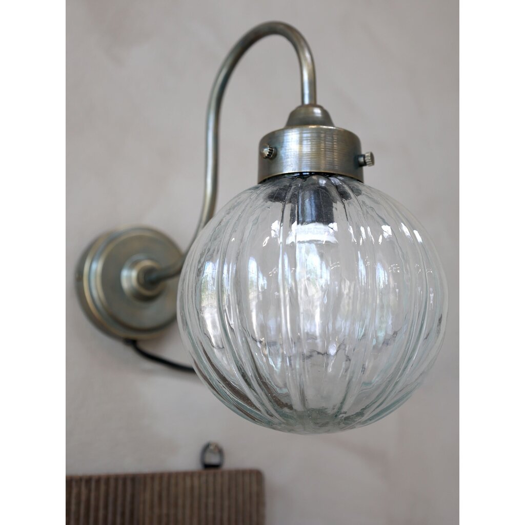 Chic Antique Wandlampe aus Eisen und Glas Preview Image