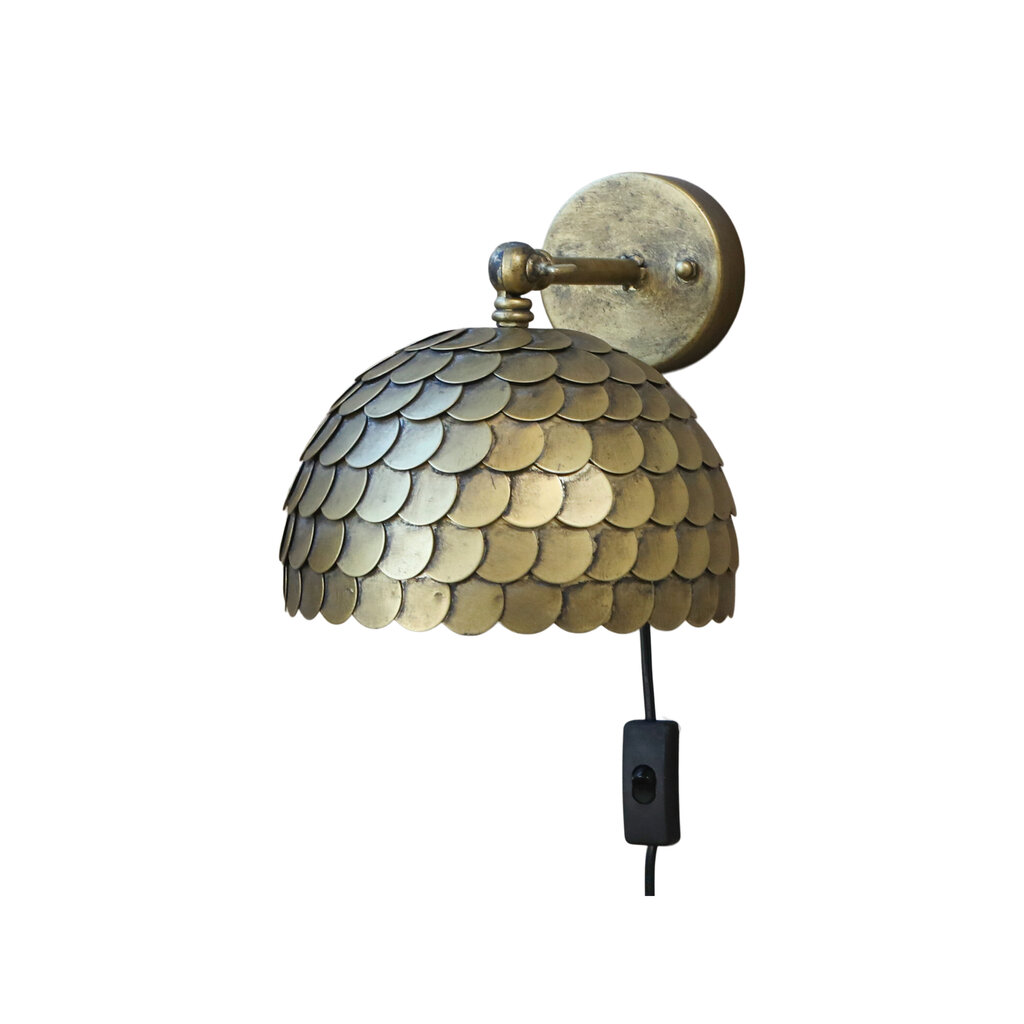 Chic Antique Wandlampe mit Schuppenmuster Preview Image