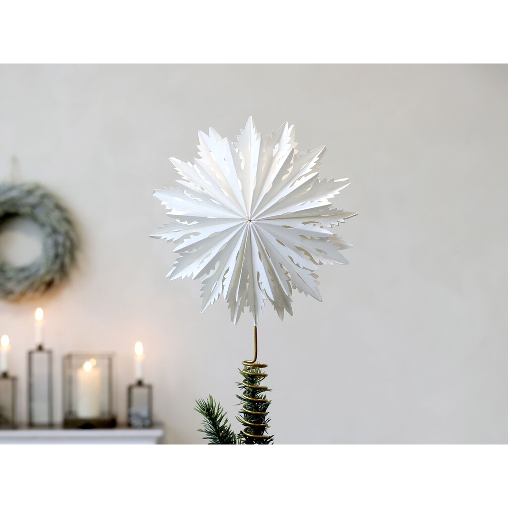 Weihnachtsbaum Spitze Papierstern