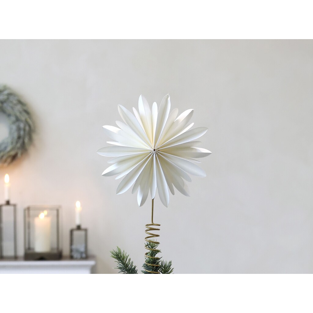 Weihnachtsbaum Spitze Papierstern