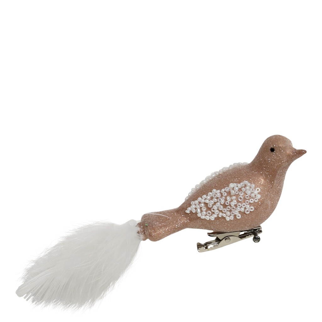 Chic Antique Weihnachtsdeko Vogel aus Glas Preview Image