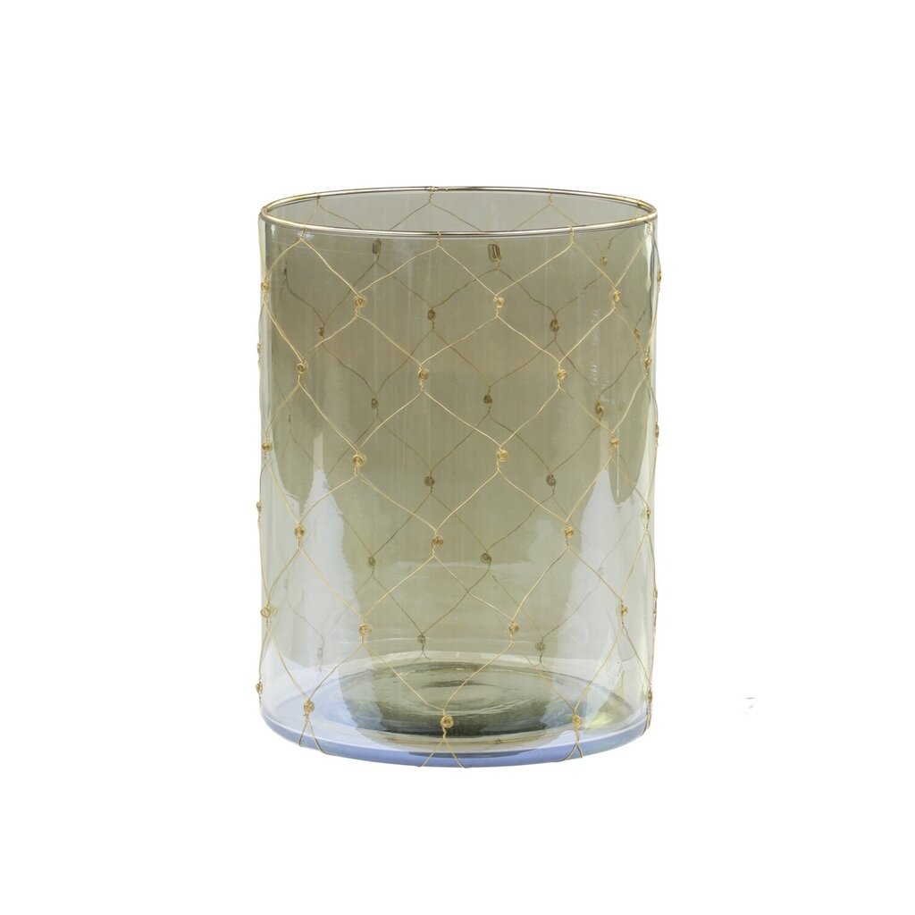 Windlicht mit Eisen Dekor