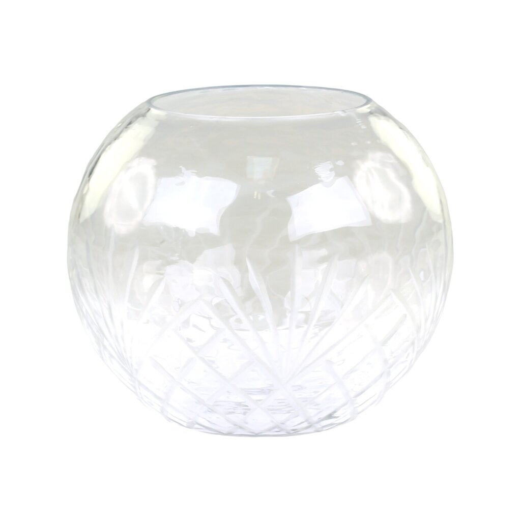 Windlicht mit Schliff Muster
