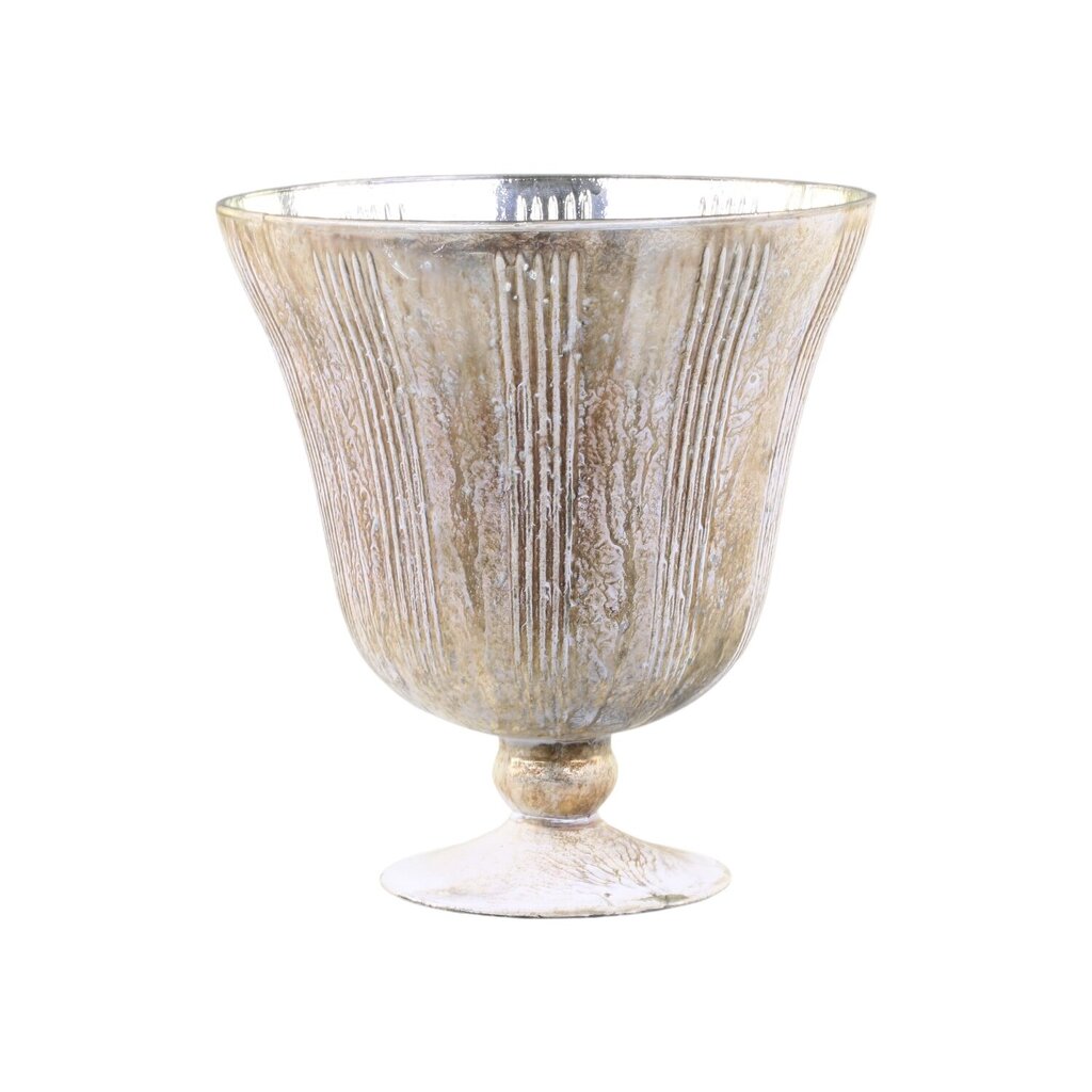 Windlicht Übertopf mit Goldfaden