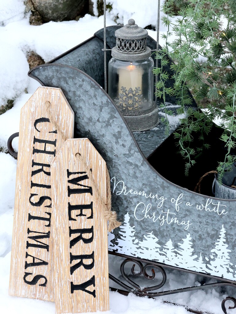 Chic Antique Winterliche Laterne aus Eisen Preview Image