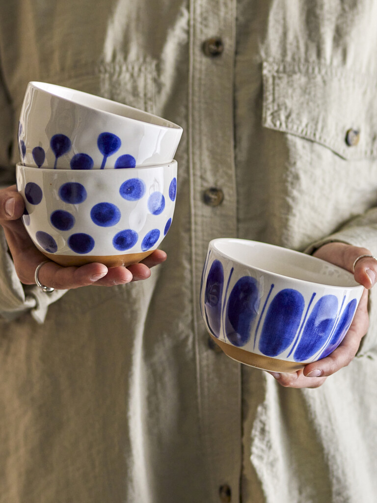Bloomingville Linora Schalen 3er Set Steingut online kaufen bei SKANDEKO (Ansicht 2)