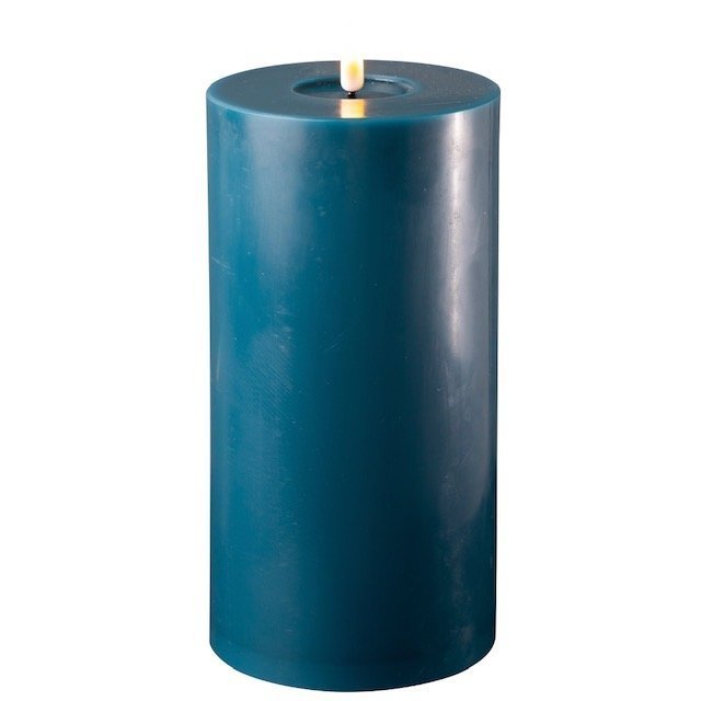 LED Stumpenkerze Real Flame petroleum