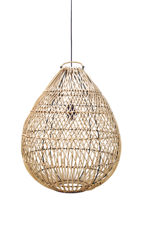 HSM Collection Design Pendelleuchte Rattan