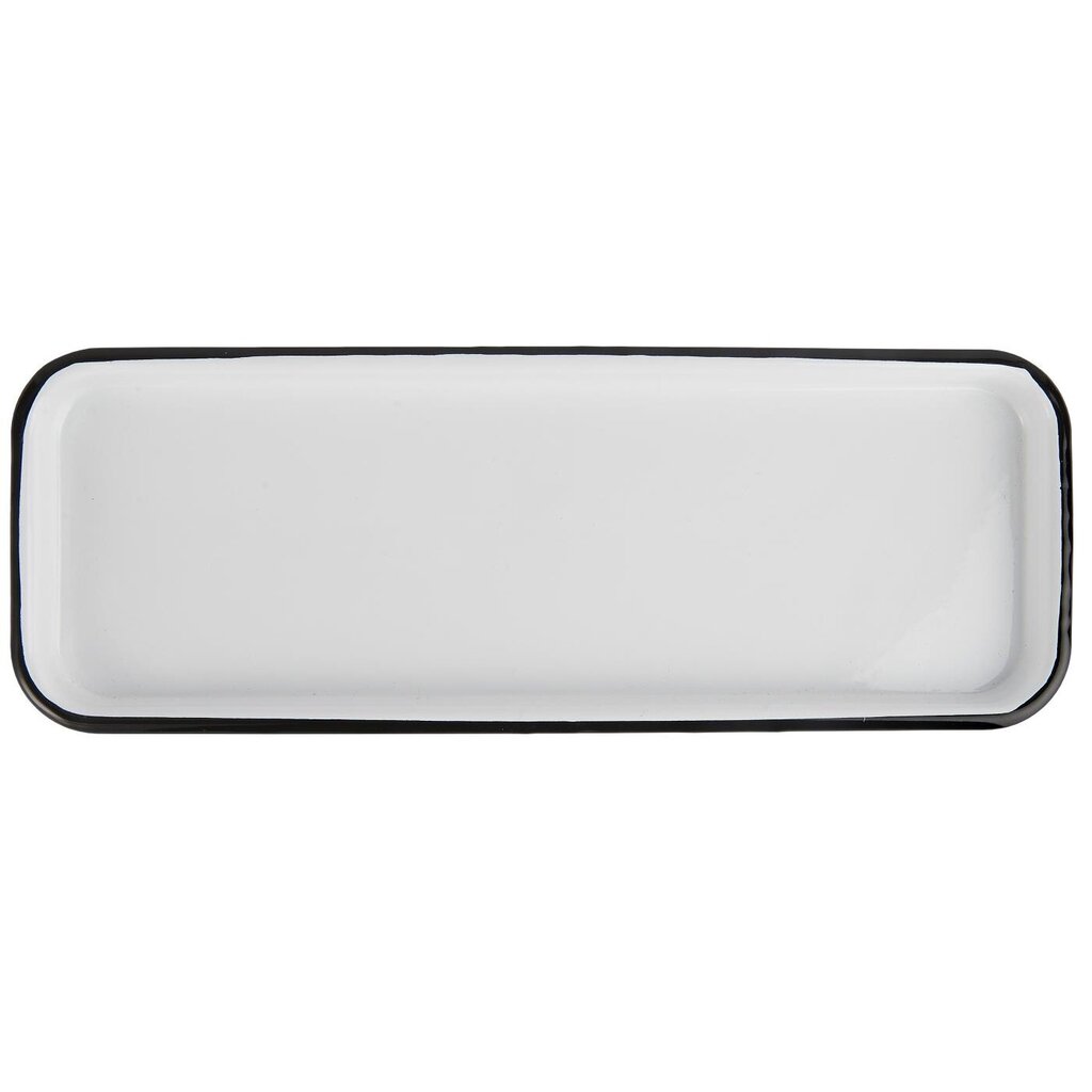 Emaille Tablett länglich