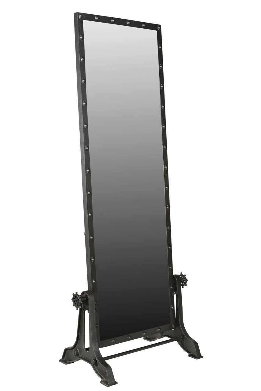 Standspiegel im Industrial Style schwenkbar