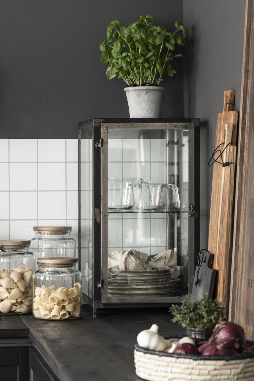 Glasschrank Glaskabinet mit Regal von Ib Laursen günstig bestellen