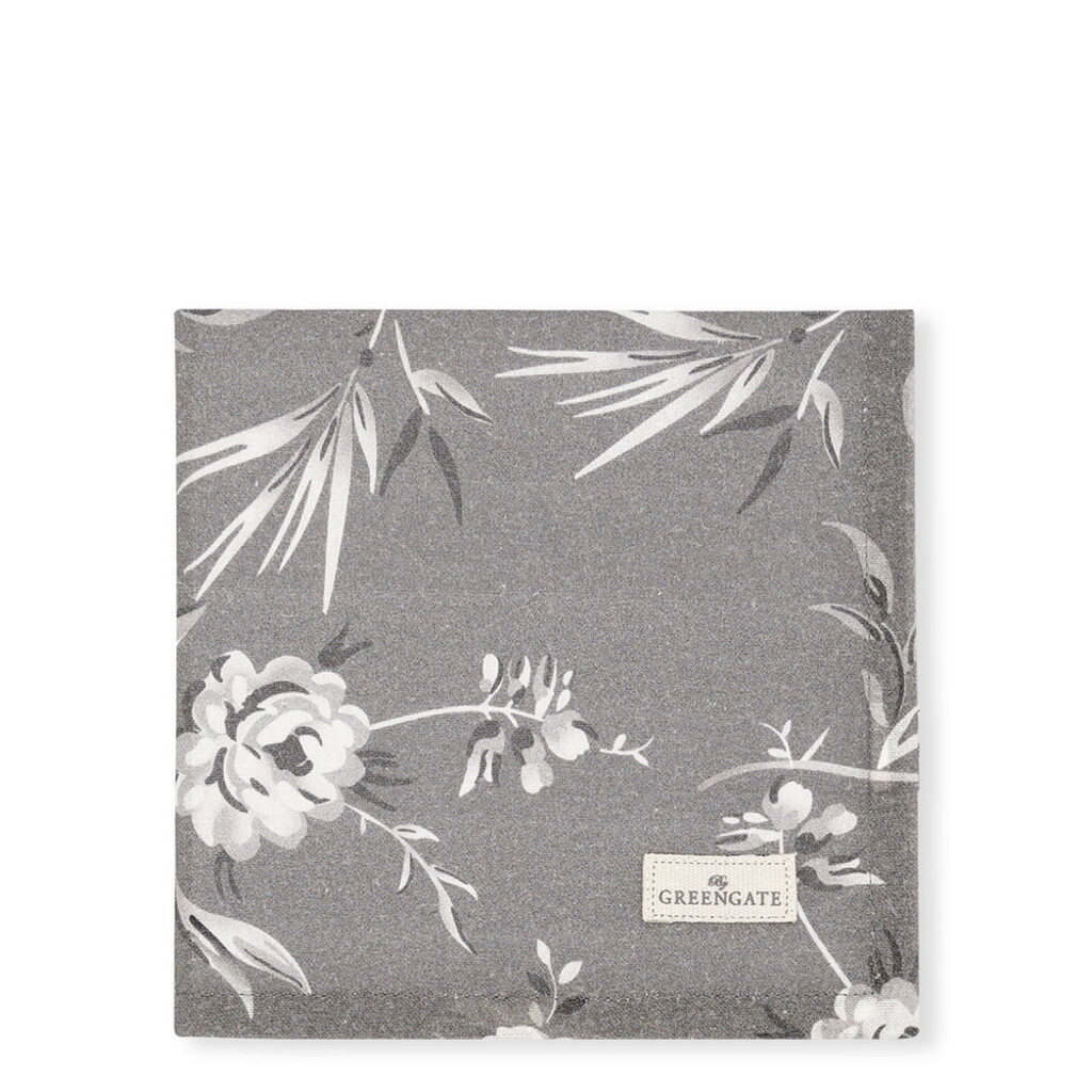 GreenGate Aslaug Stoffserviette dark grey Preview Image