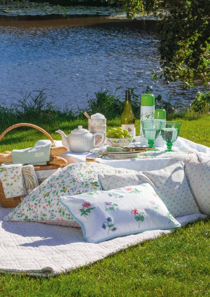 GreenGate Brotkorb Evelina White Preview Image