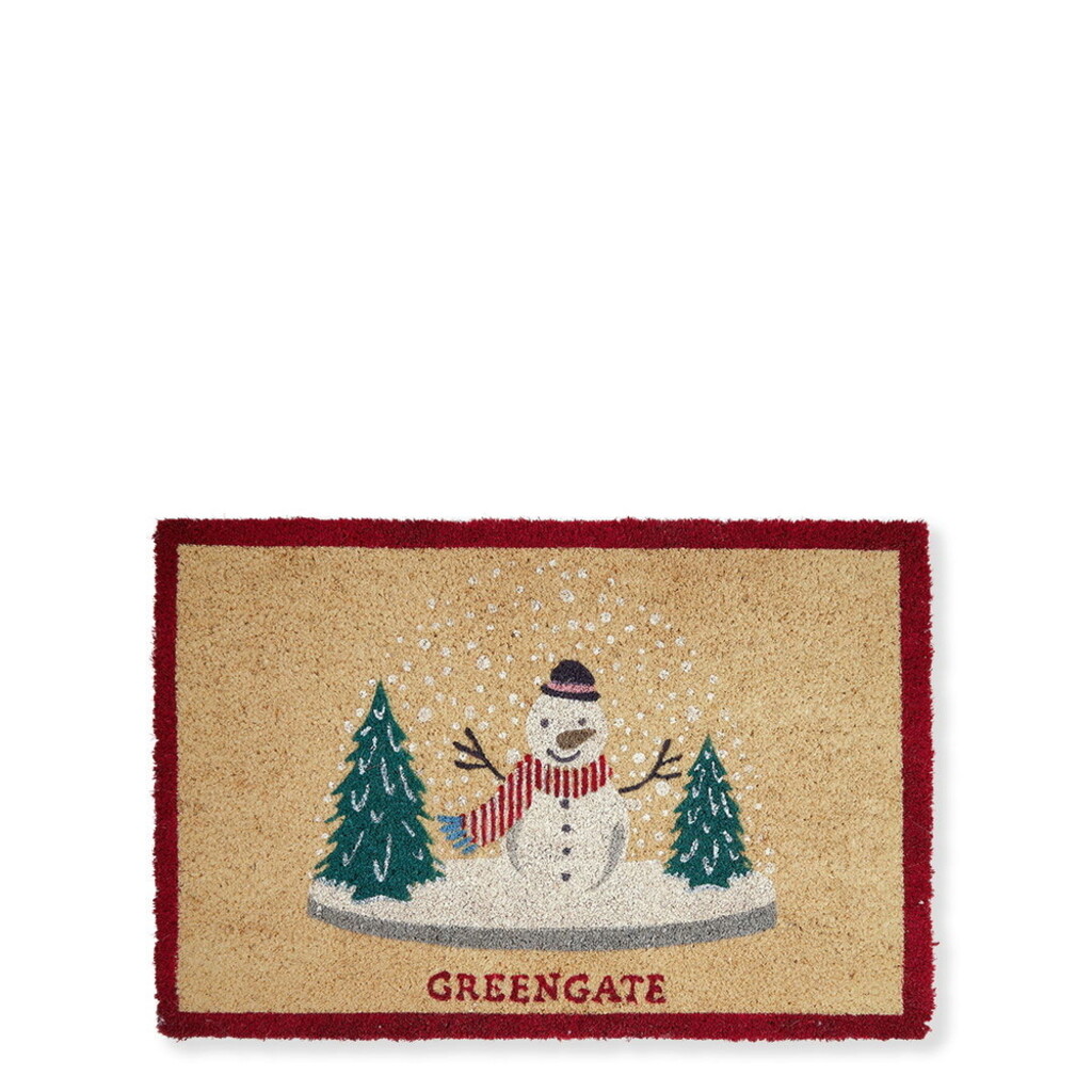 GreenGate Fussmatte Schneemann weiß Preview Image