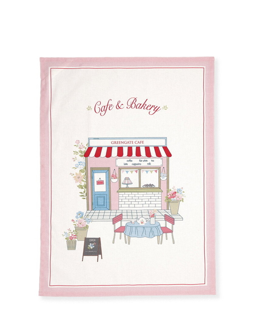 GreenGate Geschirrtuch Josefina Cafe White online kaufen bei SKANDEKO
