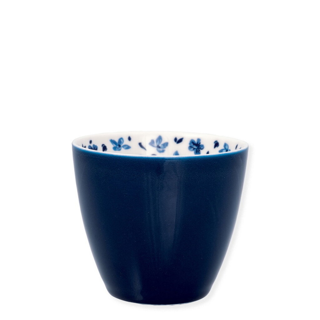 GreenGate Latte Cup Blue Dahla Inside Preview Image