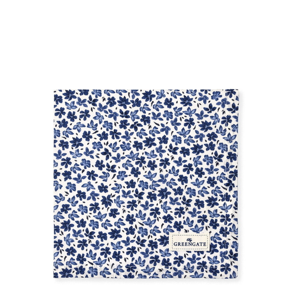 Stoffserviette Dahla white
