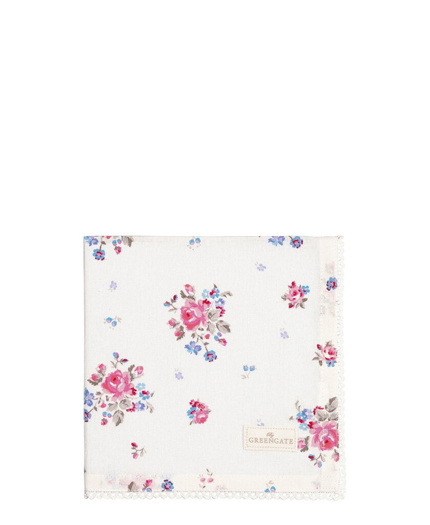 GreenGate Stoffserviette mit Spitze Elysia White online kaufen bei SKANDEKO