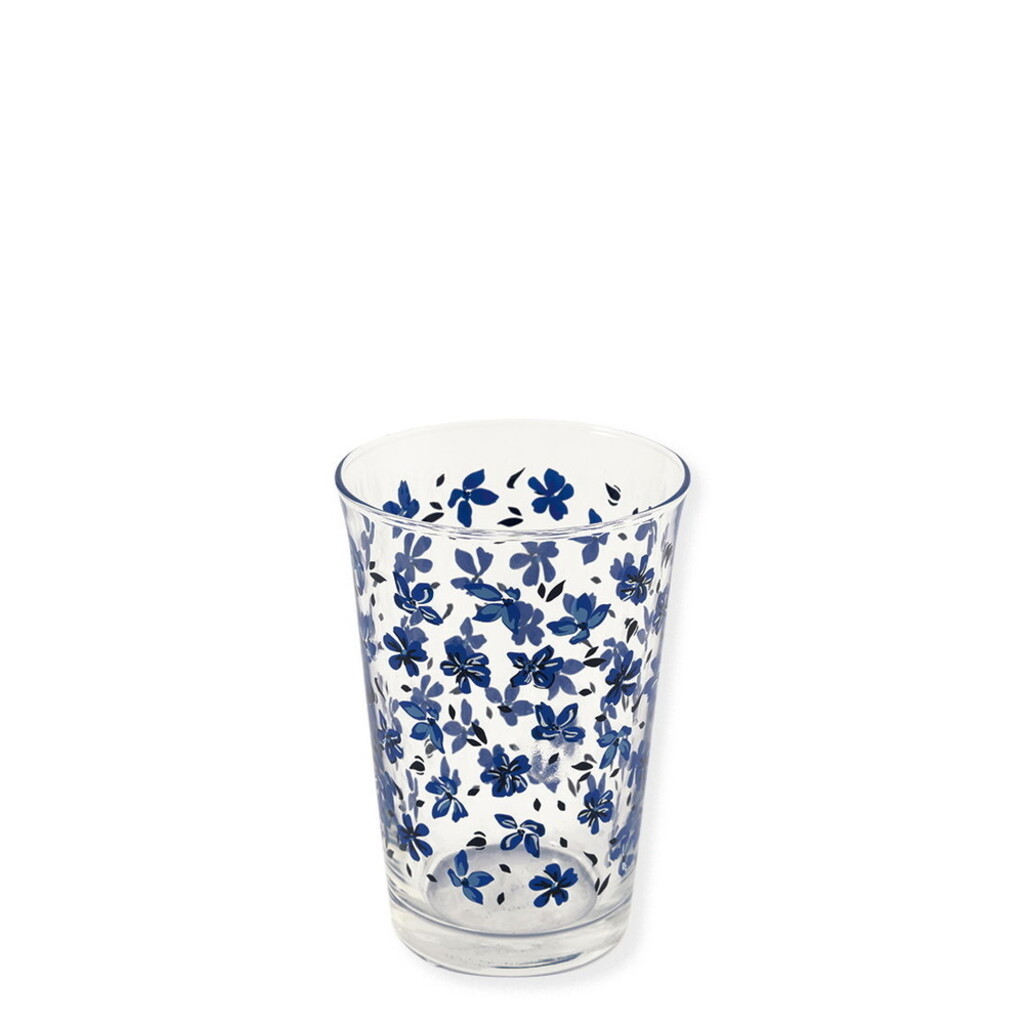 GreenGate Wasserglas Dahla blue Preview Image