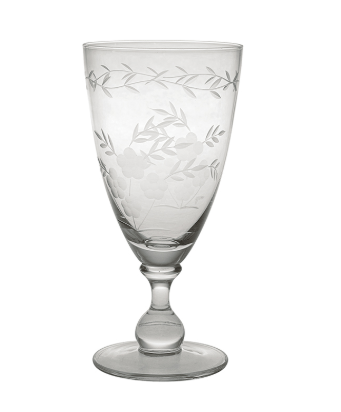 Greengate Weinglas mit Schliff