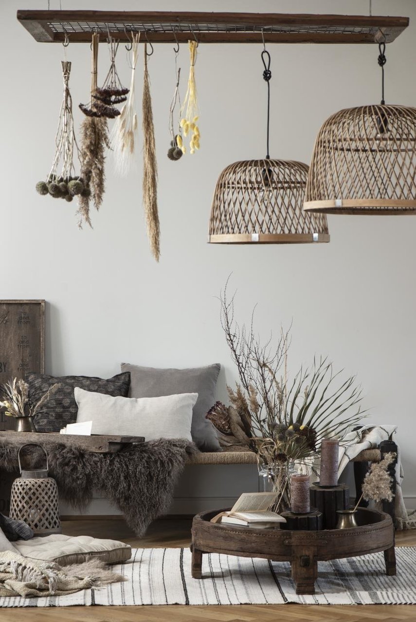 Ib Laursen Holz Tisch niedrig rund UNIKA Ib Laursen Holz Tisch niedrig rund UNIKA