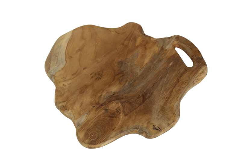 Holztablett Teakholz natur