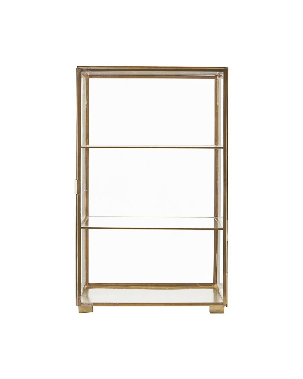 Wandschrank Glass aus Messing