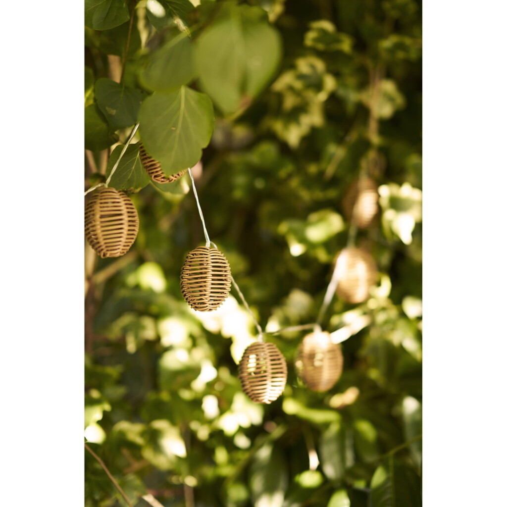 House Nordic Carlisle LED Lichterkette - Natur/Schwarz