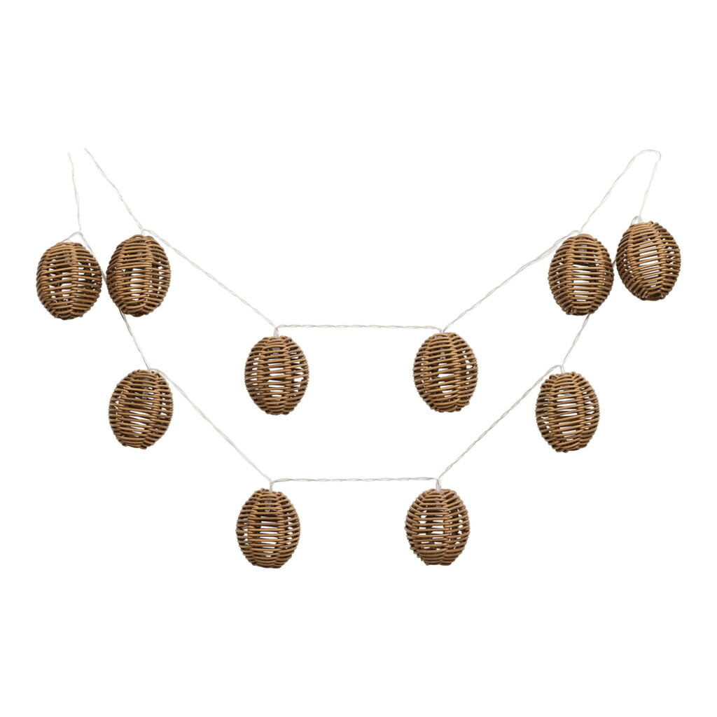 House Nordic Carlisle LED Lichterkette - Natur/Schwarz