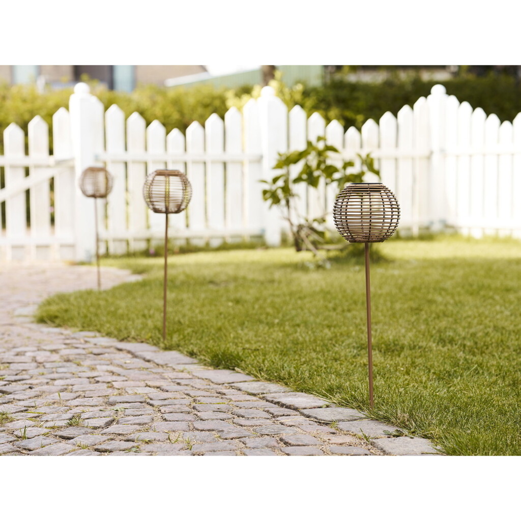 House Nordic Carlisle Solarlampe, Natur