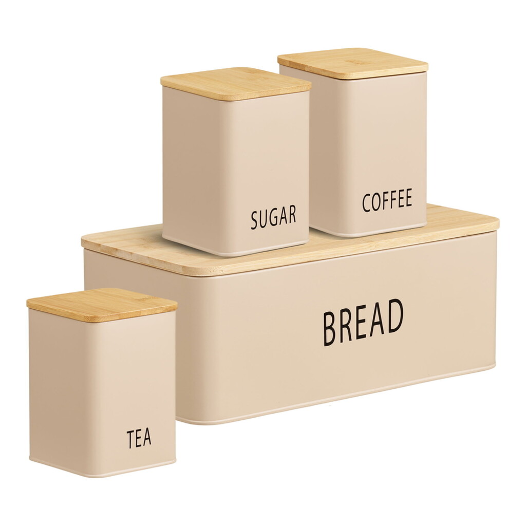 Küchenaufbewahrung Dosen, Brotbox Kaffeedose Tula 4er Set
