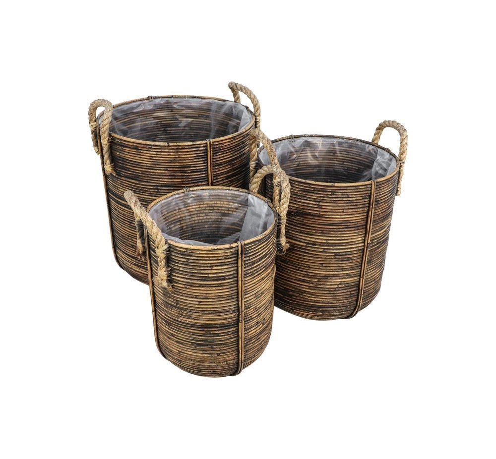 Korbset Kika Rattan 3er