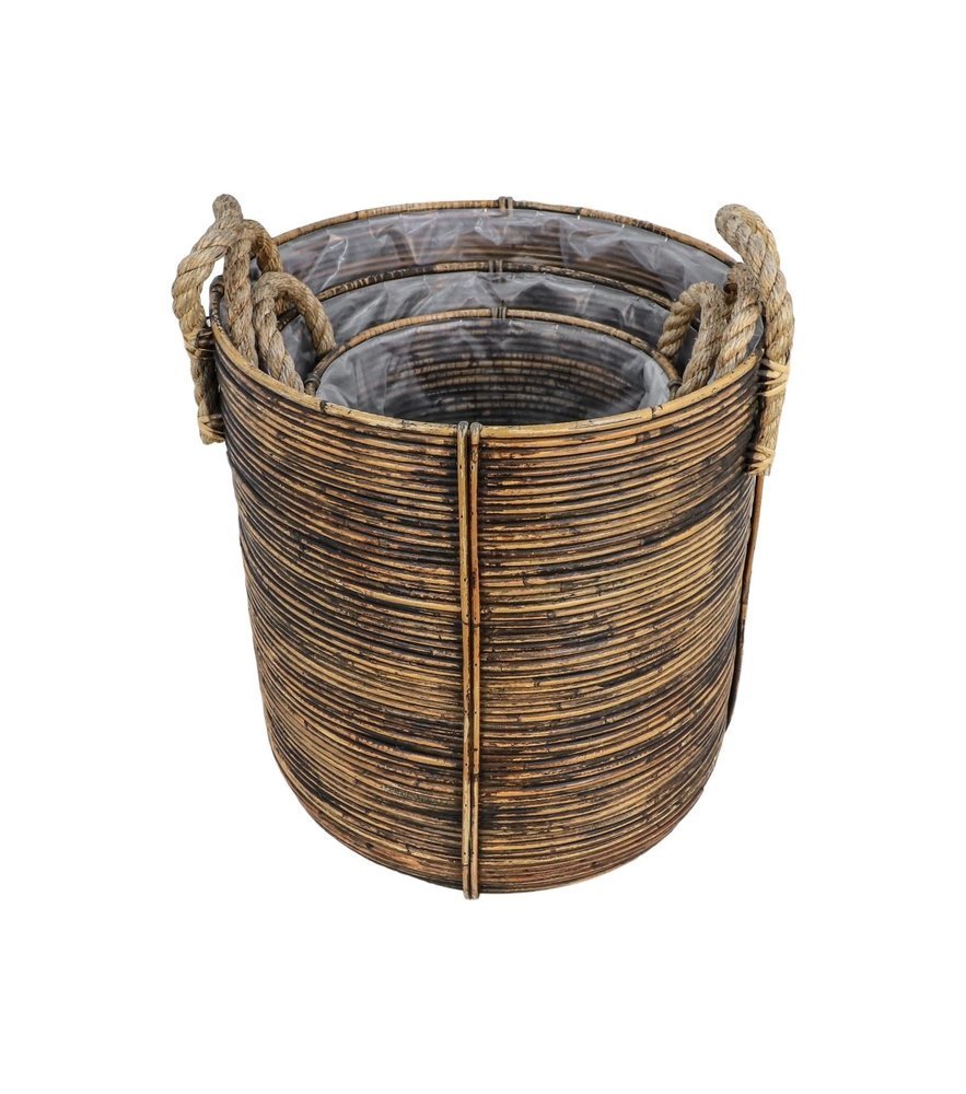 Korbset Kika Rattan 3er