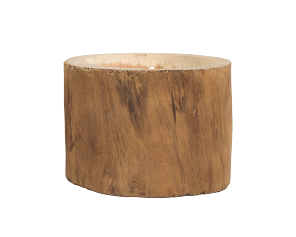 Naturholz Kerze Teak