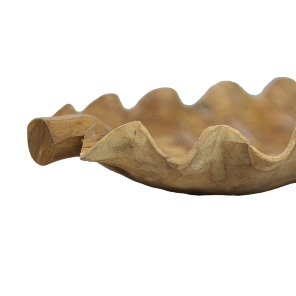 Obstschale Leaf Teakholz