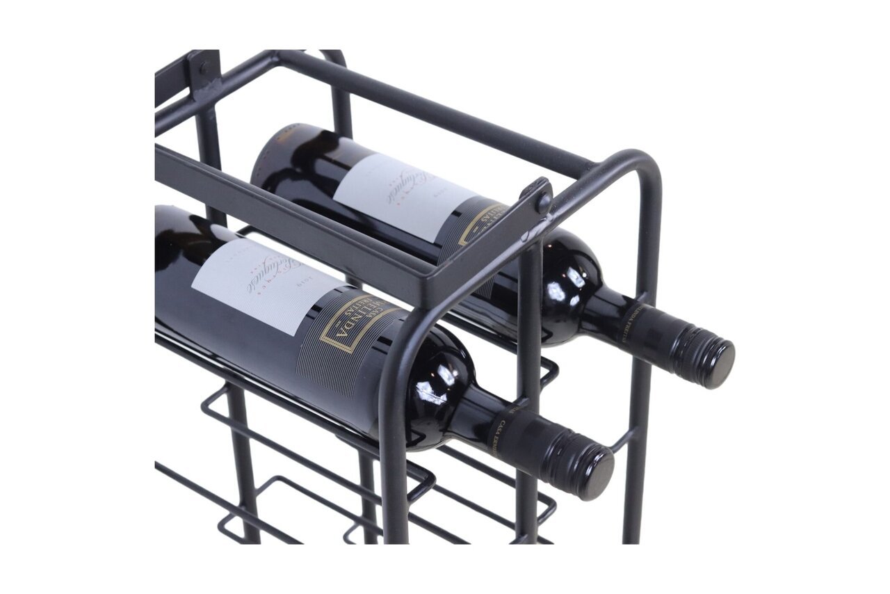 Stehendes Weinregal aus Metall