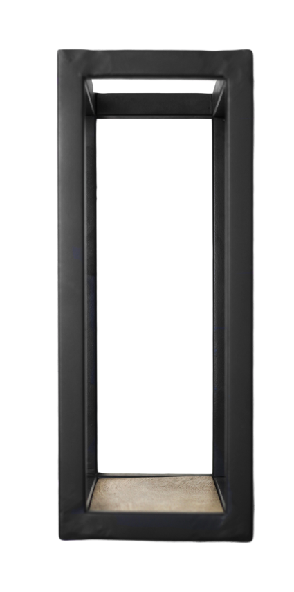 Wandregal Levels aus Mangoholz und Eisen
