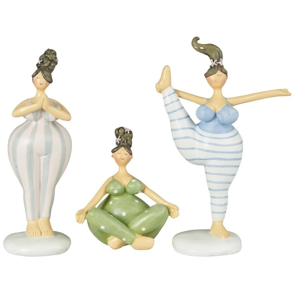 IB Laursen 3 Damen Yoga-Position Dekor Figuren Preview Image
