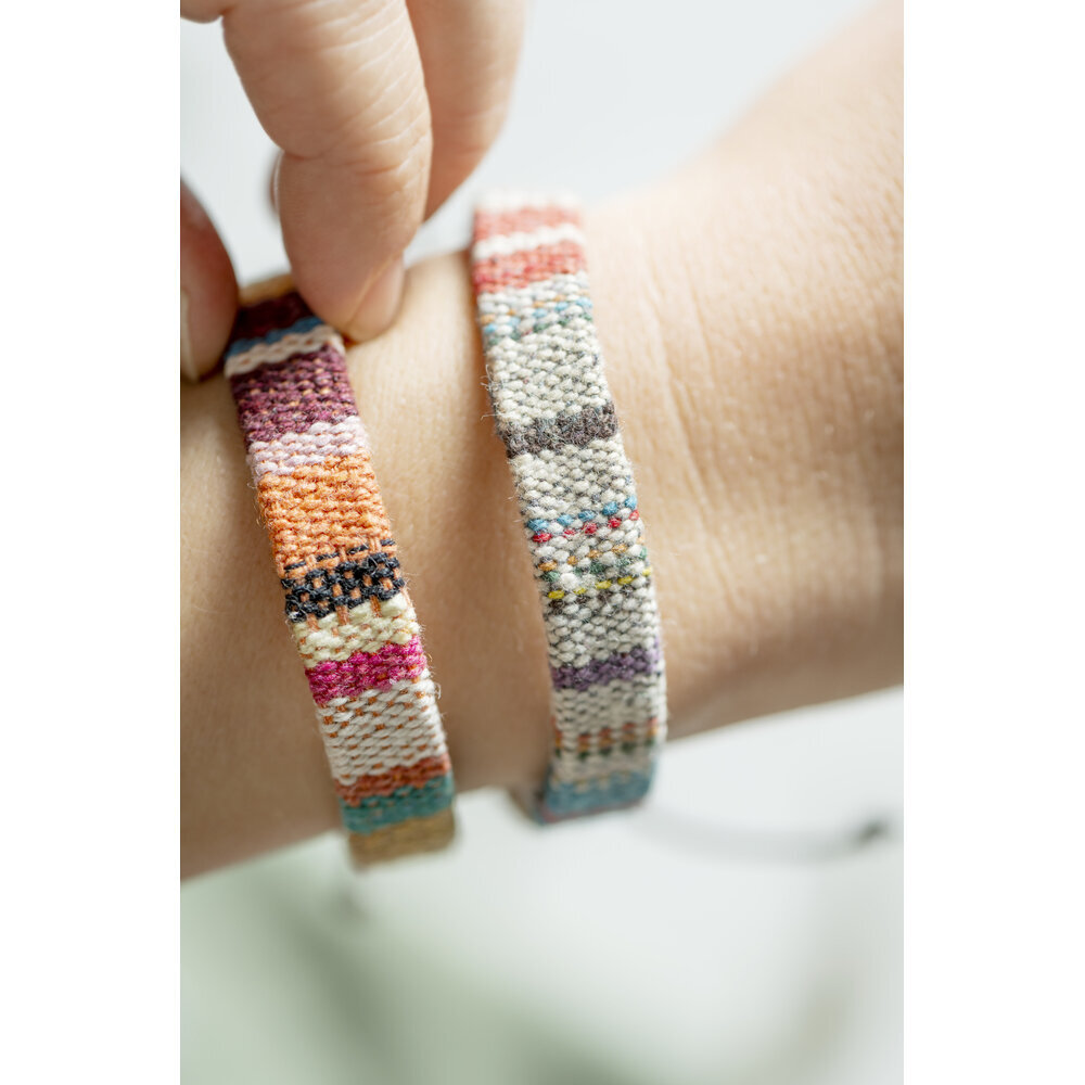 IB Laursen Armband Multifarben gewebtes Band im Preview Image