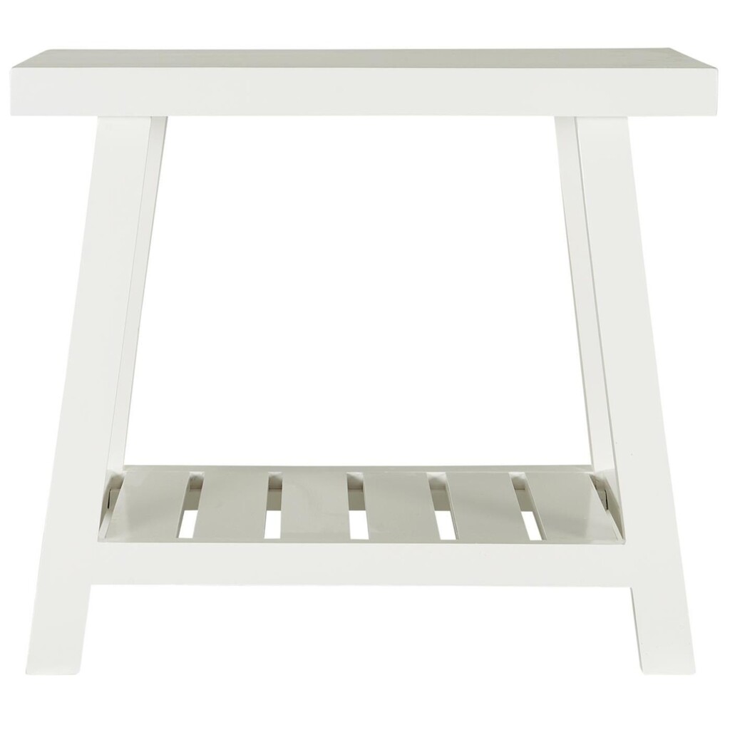 Bank Gilleleje mit Ablage