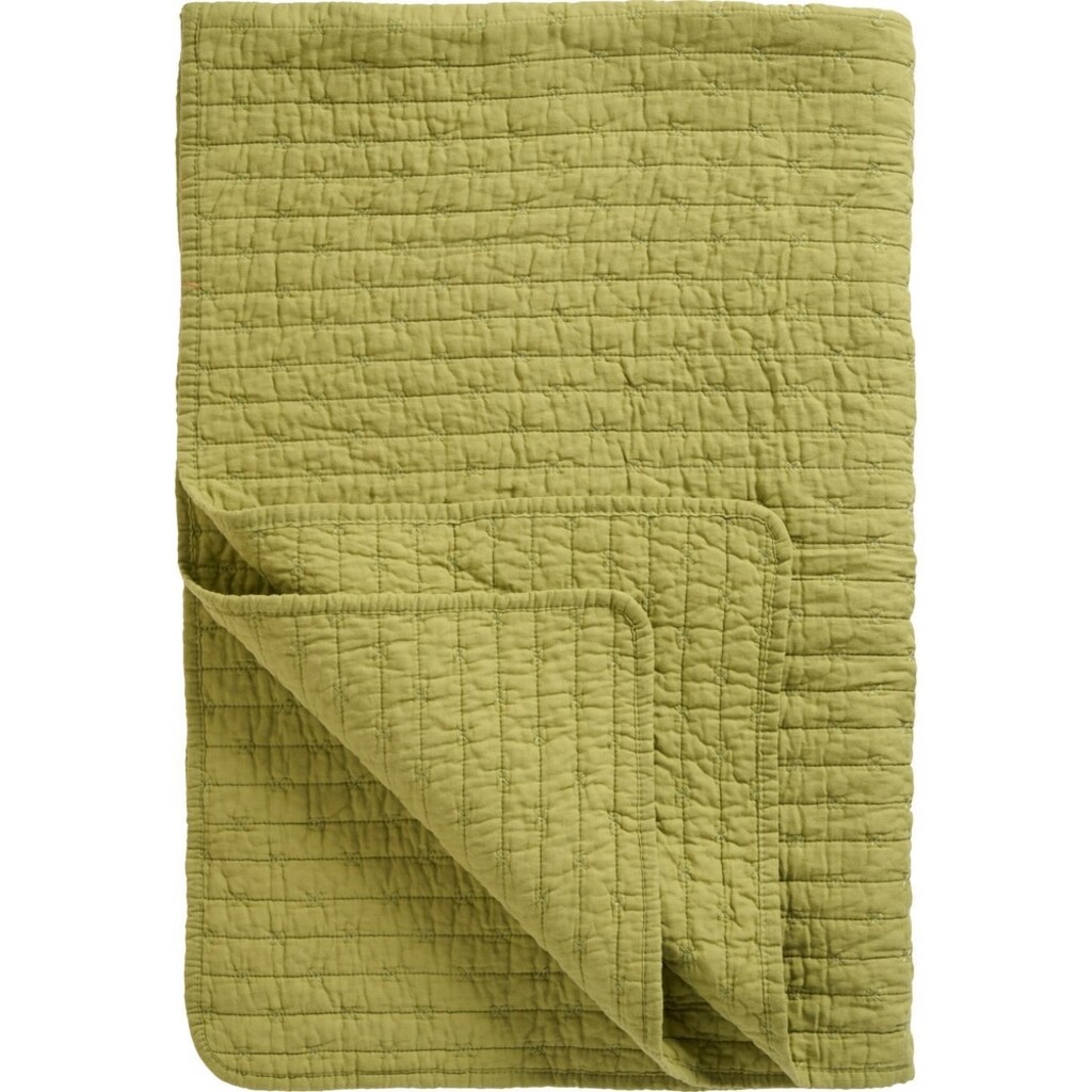 Baumwoll-Quilt mit Kreuzstichen