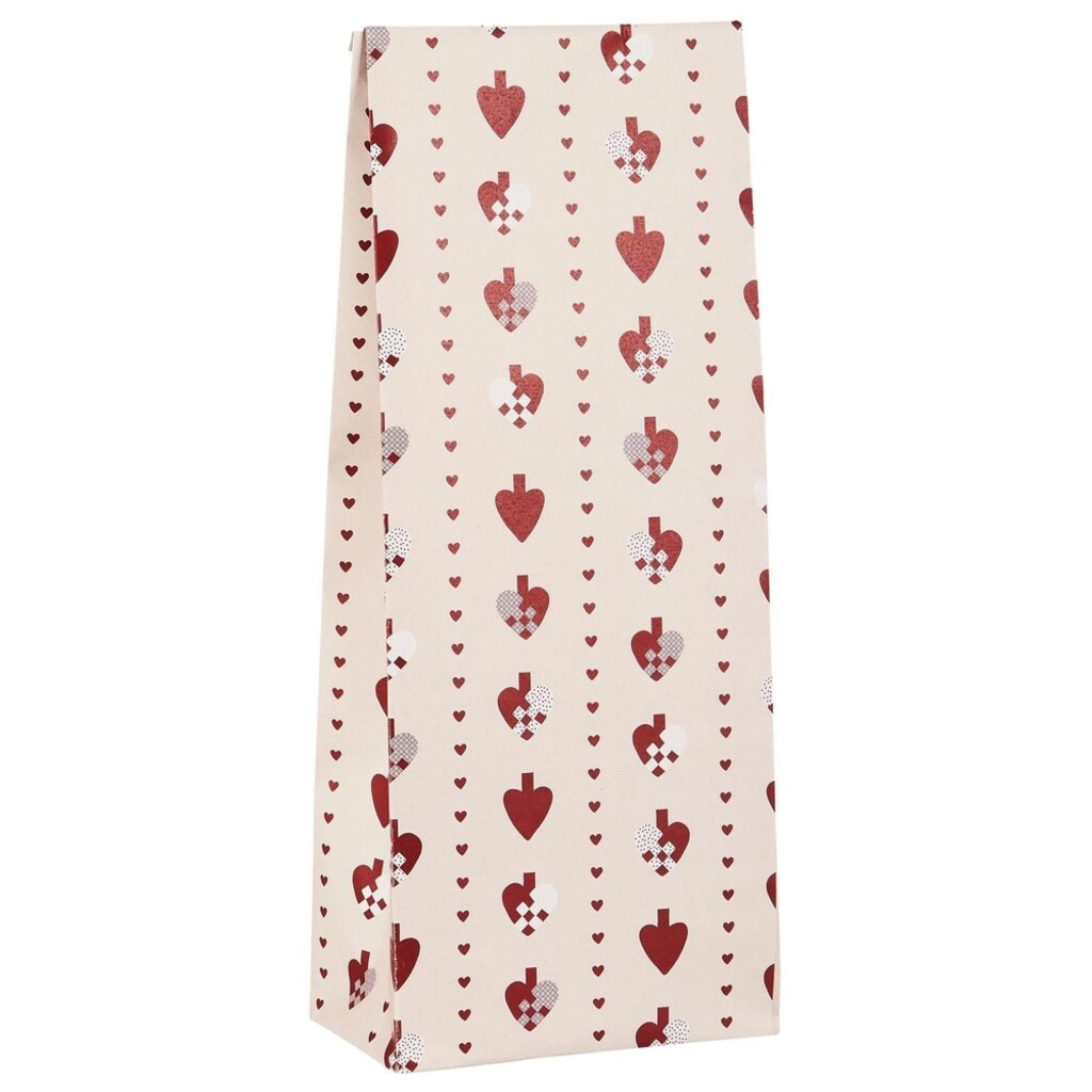 Buntfalttüte Flechtherzen