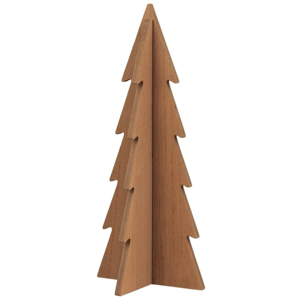 Deko Tannenbaum stehend aus Holz